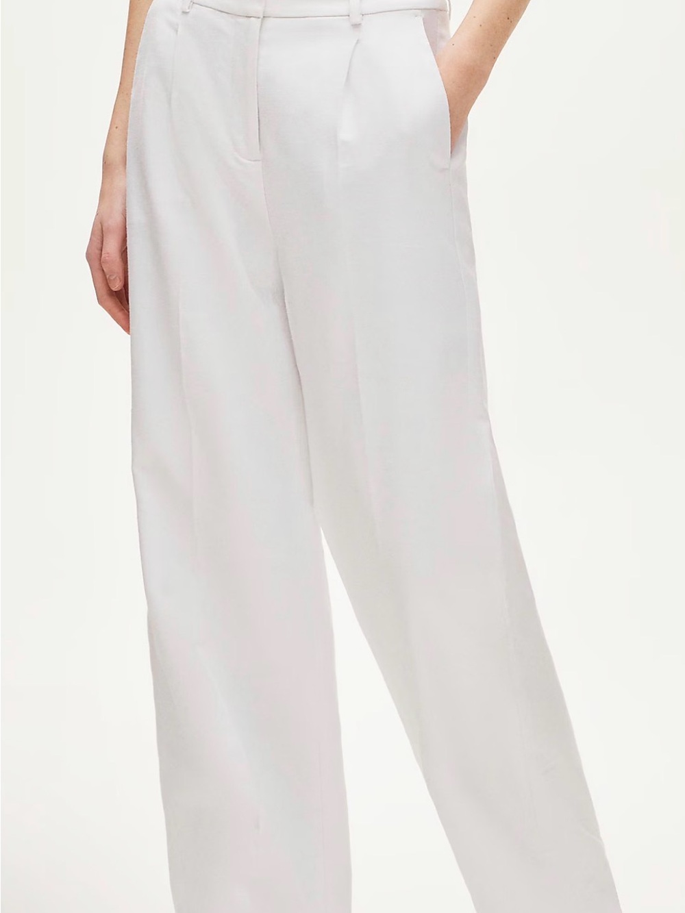 J crew gramercy Wide-Leg White Women's Trousers pants sz 12 NWT